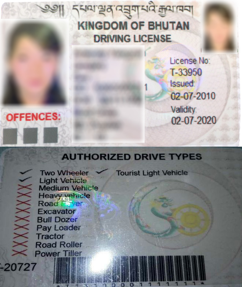 drivers licence tourism